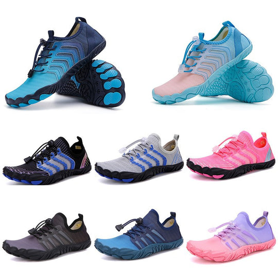 Damen Aquafitness-Schuhe mit flexiblem Obermaterial und rutschfester Sohle EB