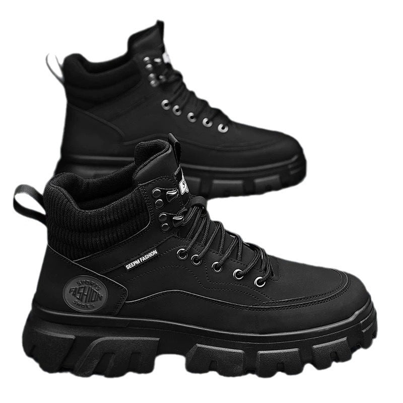 Damen hochgeschnittene Winterstiefel mit rutschfester Sohle und isolierendem Futter EB