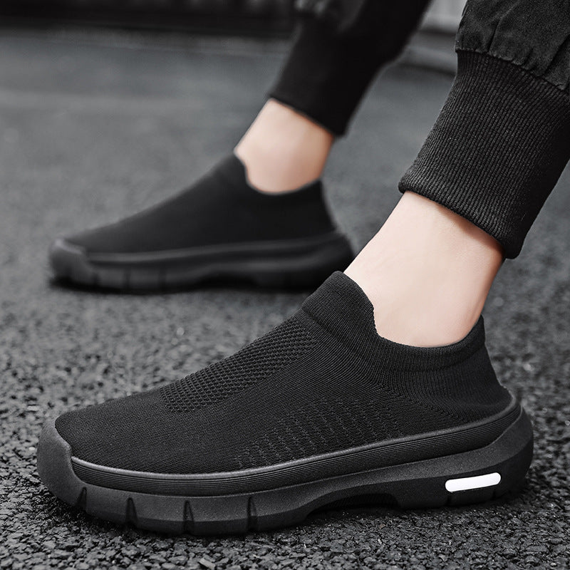 Damen Atmungsaktive Slip-On Sneakers mit elastischem Obermaterial EB