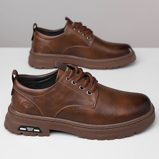 Herren modische Schnürschuhe mit rutschfester Sohle und atmungsaktivem Innenfutter EB