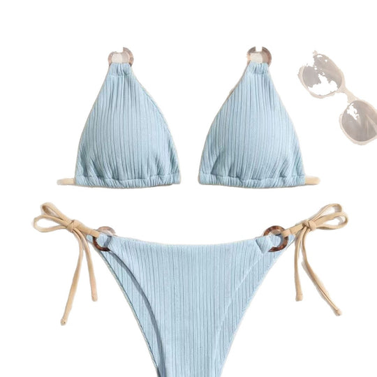 Damen Dreiecksbikini mit verstellbarem Träger EB