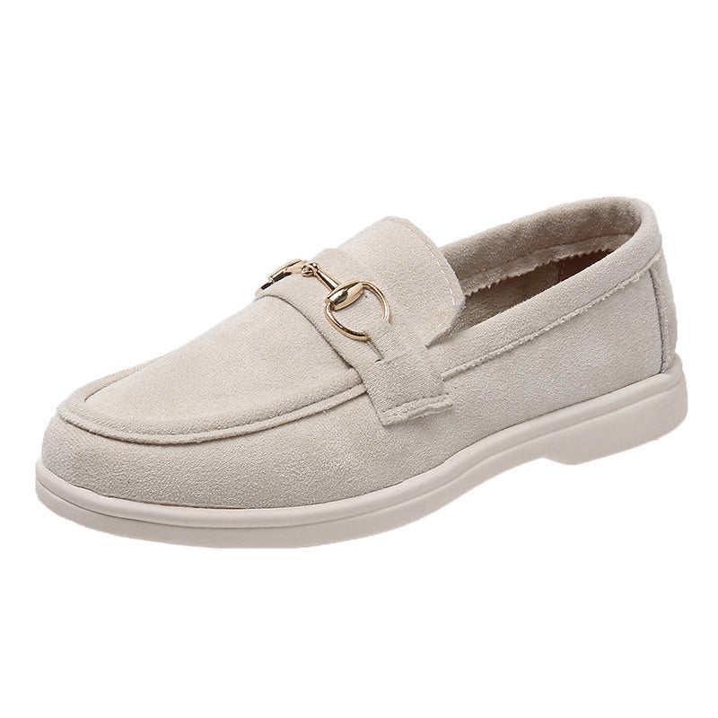 Damen Mokassins mit elegantem Ketten-Detail EB