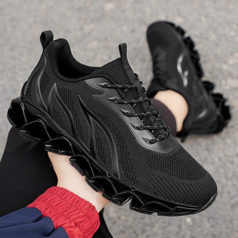 Damen Sportliche Netzwerk-Sneaker mit stoßdämpfender Sohle EB