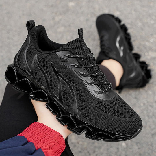Damen Sportliche Netzwerk-Sneaker mit stoßdämpfender Sohle EB
