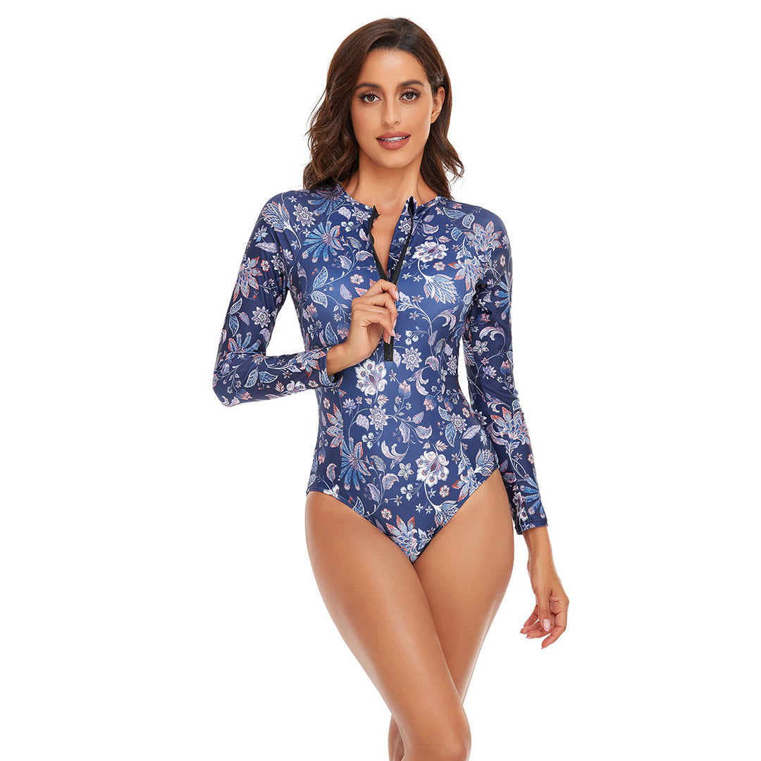 Damen Langarm-Schwimmanzug mit sportlicher Passform EB