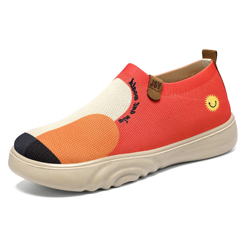 Damen Verspielte und bequeme Slip-On Sneakers EB