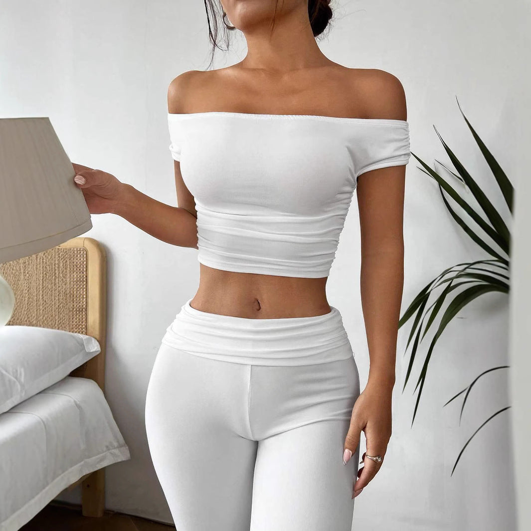 Damen Elegantes und figurbetontes Zweiteiler-Set EB