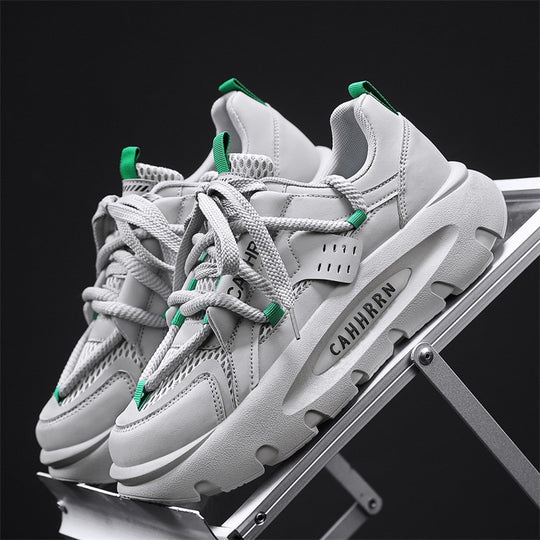 Damen Chunky Sneakers mit atmungsaktiver Mesh-Oberfläche und gepolsterter Sohle EB