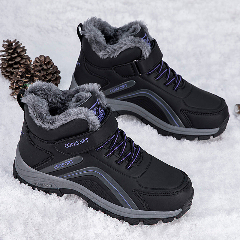 Damen wasserfeste Winterstiefel mit isolierendem Futter und rutschfester Sohle EB