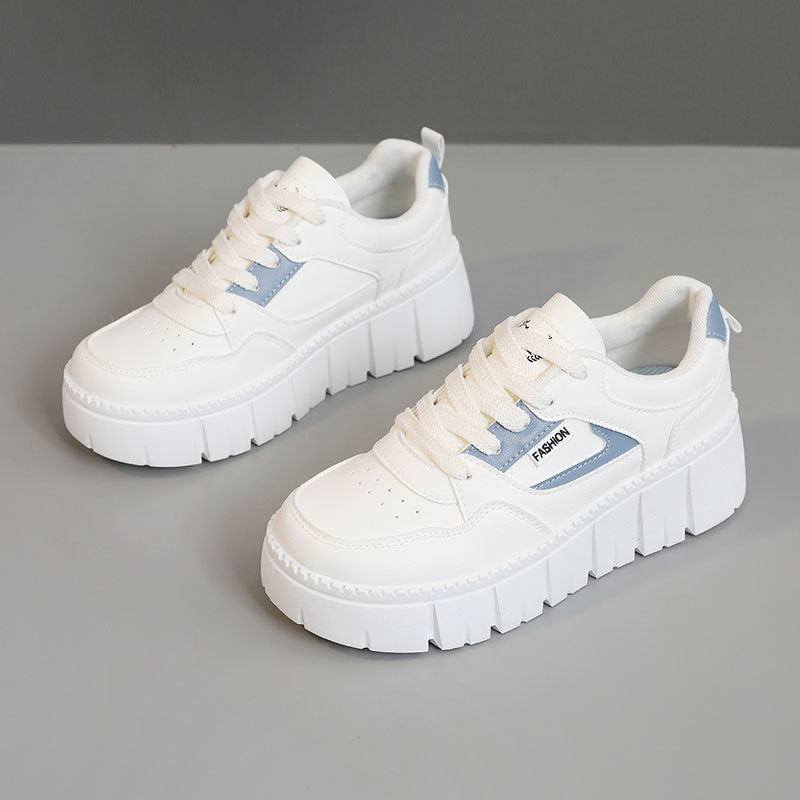 Damen Chunky Sneakers mit futuristischem Design und hohem Plateau EB