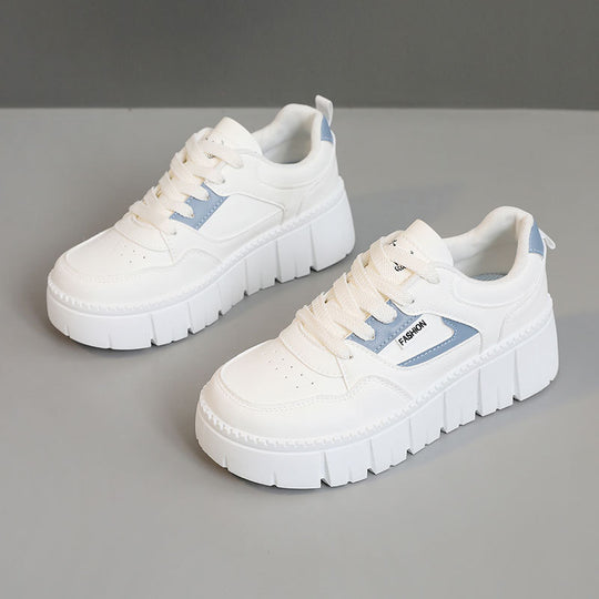 Damen Chunky Sneakers mit futuristischem Design und hohem Plateau EB