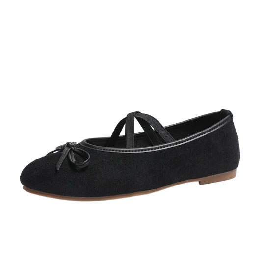 Damen Ballerinas mit verstellbarem Riemendesign und modischem Leopardenmuster EB