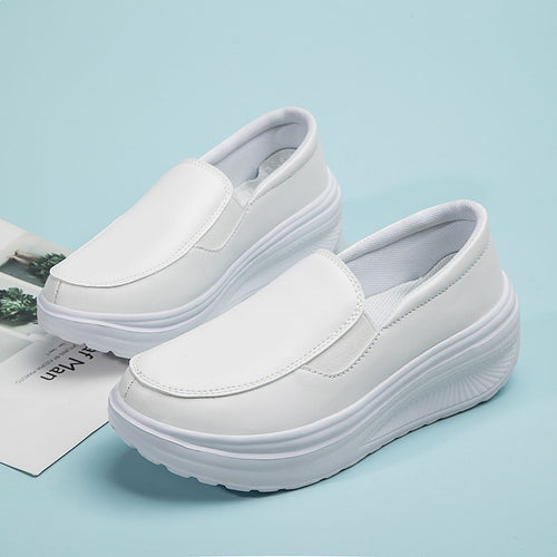 Damen Komfortable Slip-On Sneakers mit gepolsterter Sohle EB