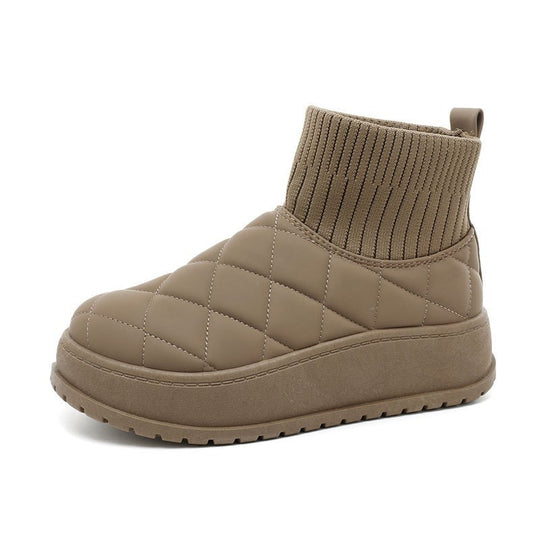 Damen Winter Sneakers mit isolierendem Fleece-Futter und rutschfester Sohle EB