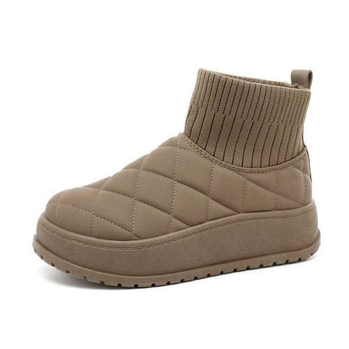 Damen Winter Sneakers mit isolierendem Fleece-Futter und rutschfester Sohle EB