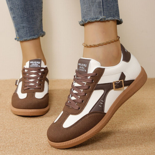 Damen Sportliche Sneakers im Casual-Look mit komfortabler Sohle EB