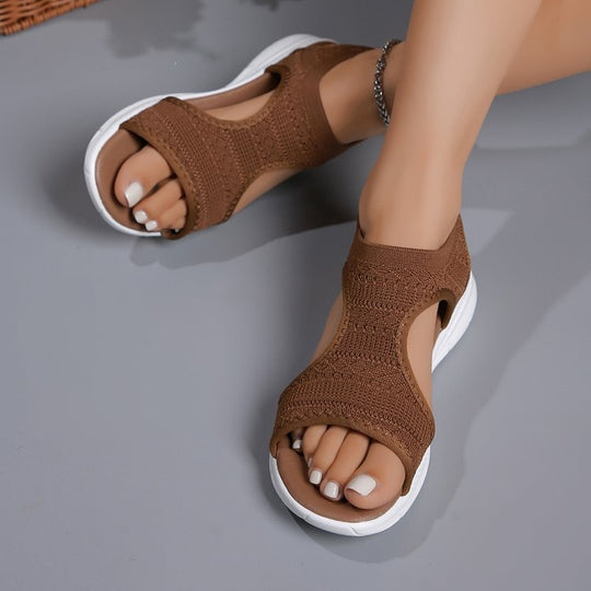Damen Komfortable Slip-On Sandalen mit ergonomischem Design EB