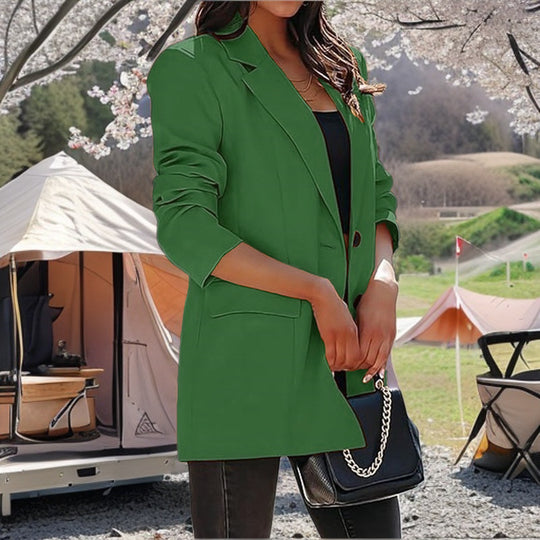 Damen modischer Langarm-Blazer EB