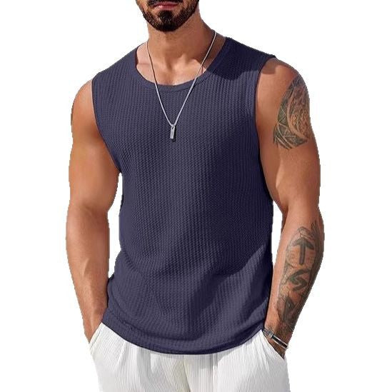 Herren Sportliches Tanktop mit atmungsaktiver Wabenstruktur EB