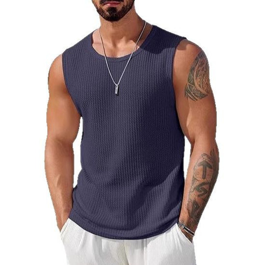 Herren Sportliches Tanktop mit atmungsaktiver Wabenstruktur EB