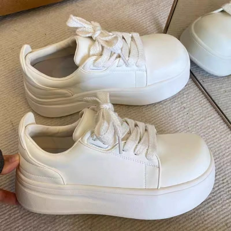 Damen Komfortable Plateau-Sneaker mit atmungsaktivem Obermaterial EB
