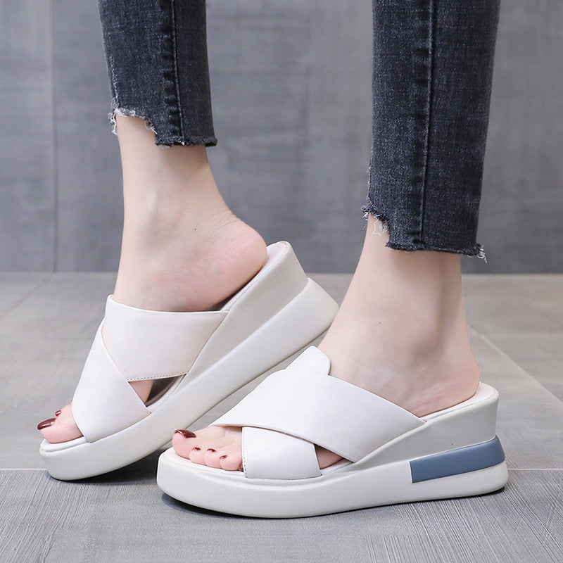 Damen Bequeme Sling-Sandalen mit elegantem Querriemen EB