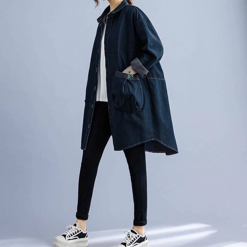 EB | Denim Trenchcoat