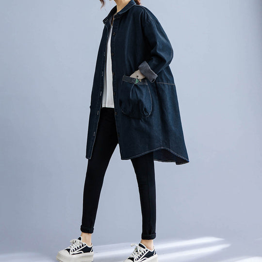 EB | Denim Trenchcoat