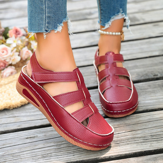 Damen Freizeitsandalen mit verstellbarem Riemendesign EB