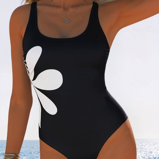 Damen Schwimmanzug mit floralem Design EB