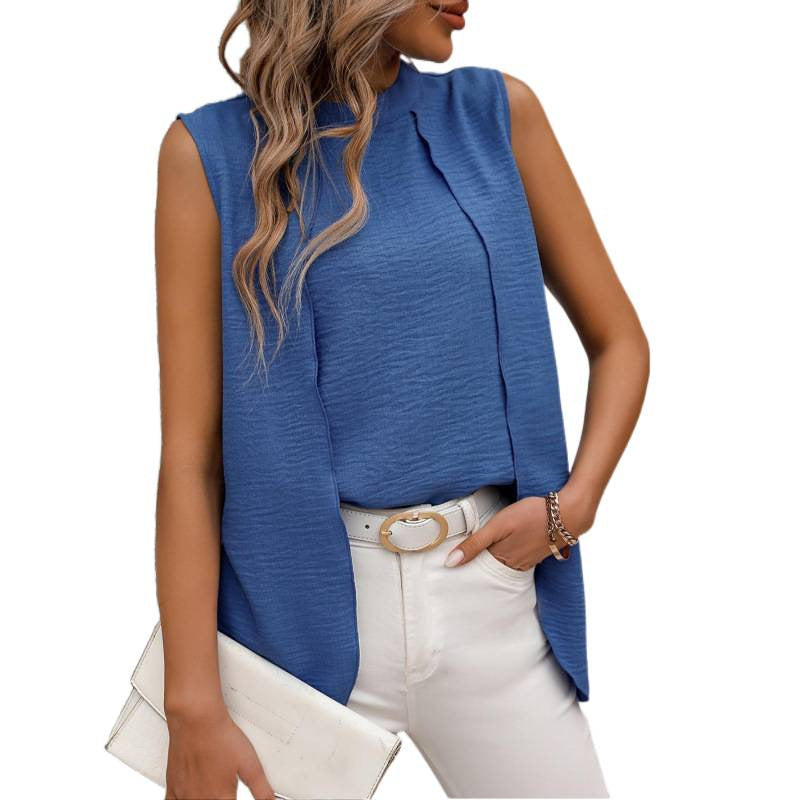 Damen Elegantes Trägershirt mit fließendem Schnitt und lässigem Fall EB