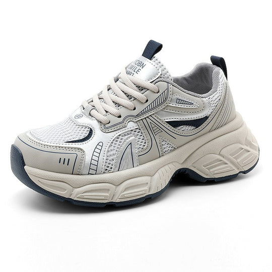 Damen trendige Sneakers mit sportlichem Design und atmungsaktiven Eigenschaften EB