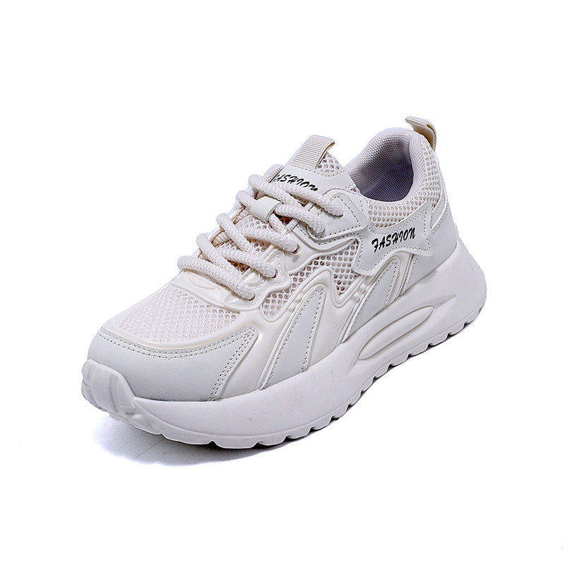 Damen Lauf-Sneakers mit gepolsterter Sohle und atmungsaktiver Mesh-Oberfläche EB