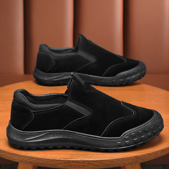 Damen Bequeme Slip-On Schuhe mit rutschfester Sohle EB