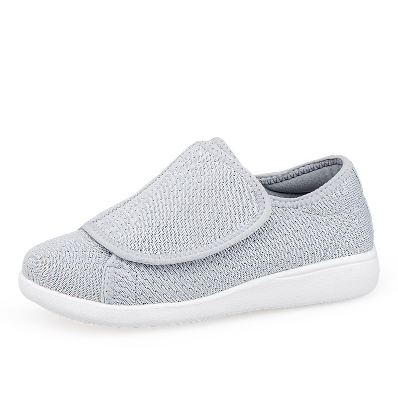 Herren nan orthopädischer Pantoffel mit verstellbarem Klettverschluss, atmungsaktivem Mesh und stoßdämpfender Schaumstoffsohle EB
