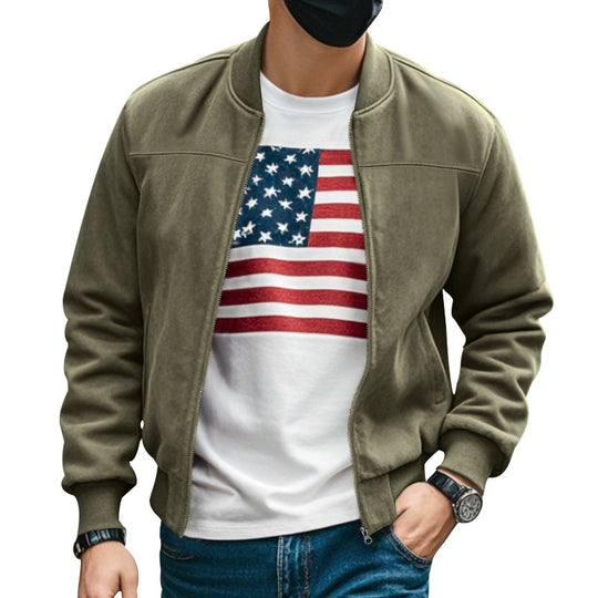 Herren Sweatjacke mit praktischem Reißverschluss und modischem Design EB