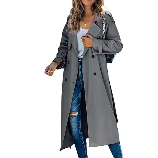 Damen eleganter Trenchcoat EB