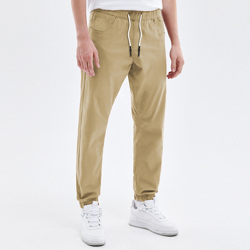Herren sportliche Freizeithose mit elastischem Bund und praktischen Taschen EB