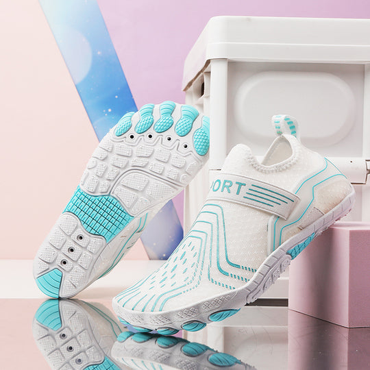 Damen Aqua-Schuhe mit rutschfester Sohle und elastischem Schnellschnürsystem EB