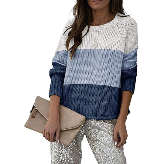 Damen lässiger Strickpullover EB