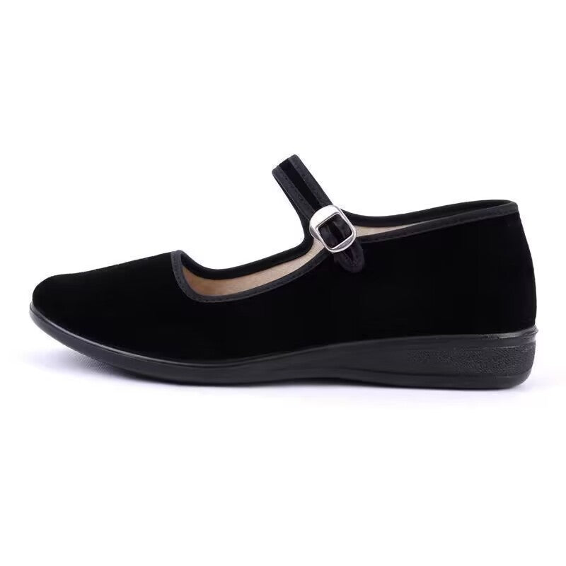 Damen Komfort-Slipper mit verstellbarem Riemen und rutschfester Sohle EB