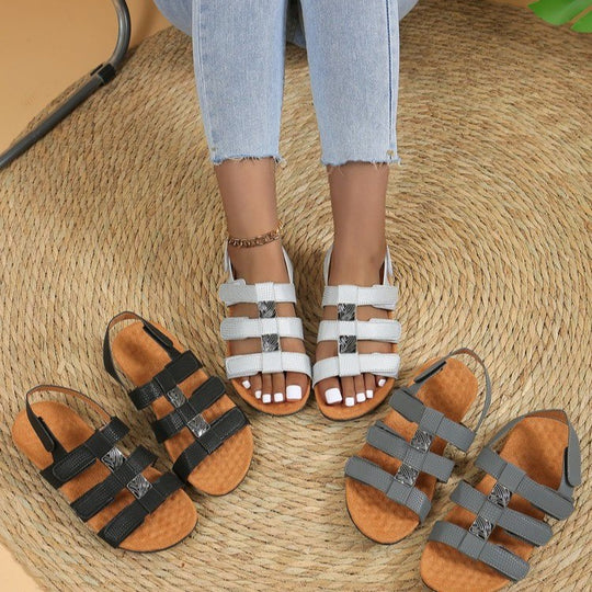 Damen Sandalen mit komfortablem Fußbett EB