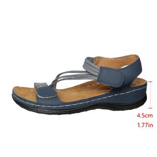 Damen Komfortable und elegante Sandalen mit verstellbarem Riemendesign EB