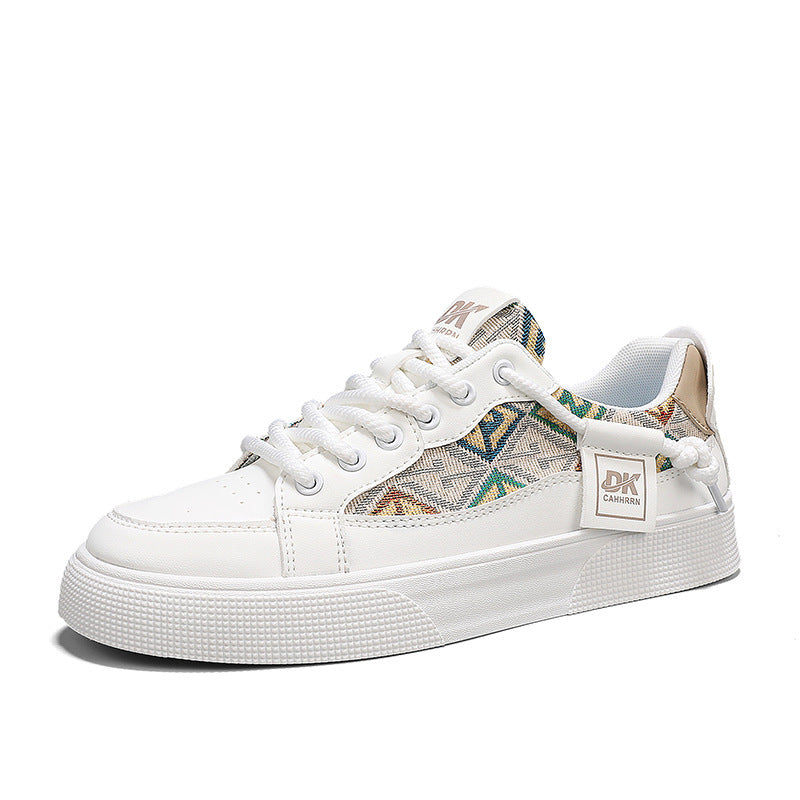Damen modische Sneakers mit einzigartigen Stickereien und robustem Design EB
