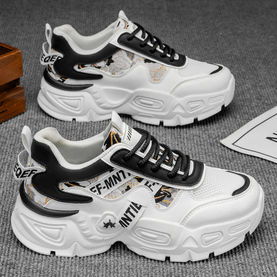 Damen Sportliche Chunky Sneakers mit atmungsaktiver Mesh-Oberfläche und modischen Akzenten EB