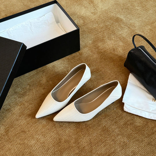 Damen Elegante Pumps mit geschmackvollem Schlangenlederdesign und stabilen Absatz EB