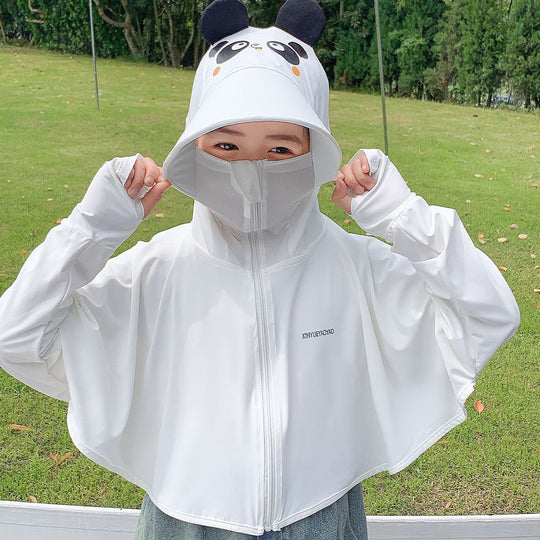 Mädchen multifunktionale UV-Schutzjacke mit Kapuze EB