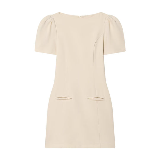 Damenkleid mit Puffärmeln und tailliertem Schnitt EB