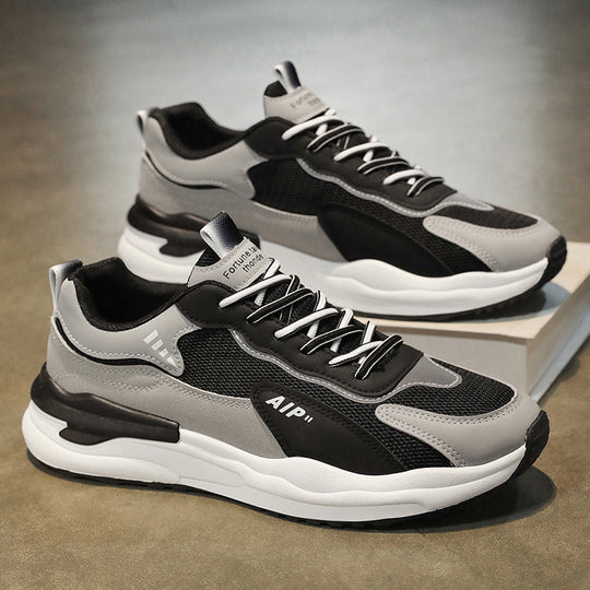 Damen Sportliche Sneakers mit atmungsaktiver Netz-Oberfläche und komfortabler Dämpfung EB