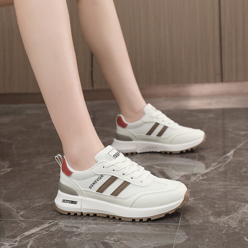 Damen Sportliche Sneakers mit verstärktem Obermaterial und rutschfester Sohle EB